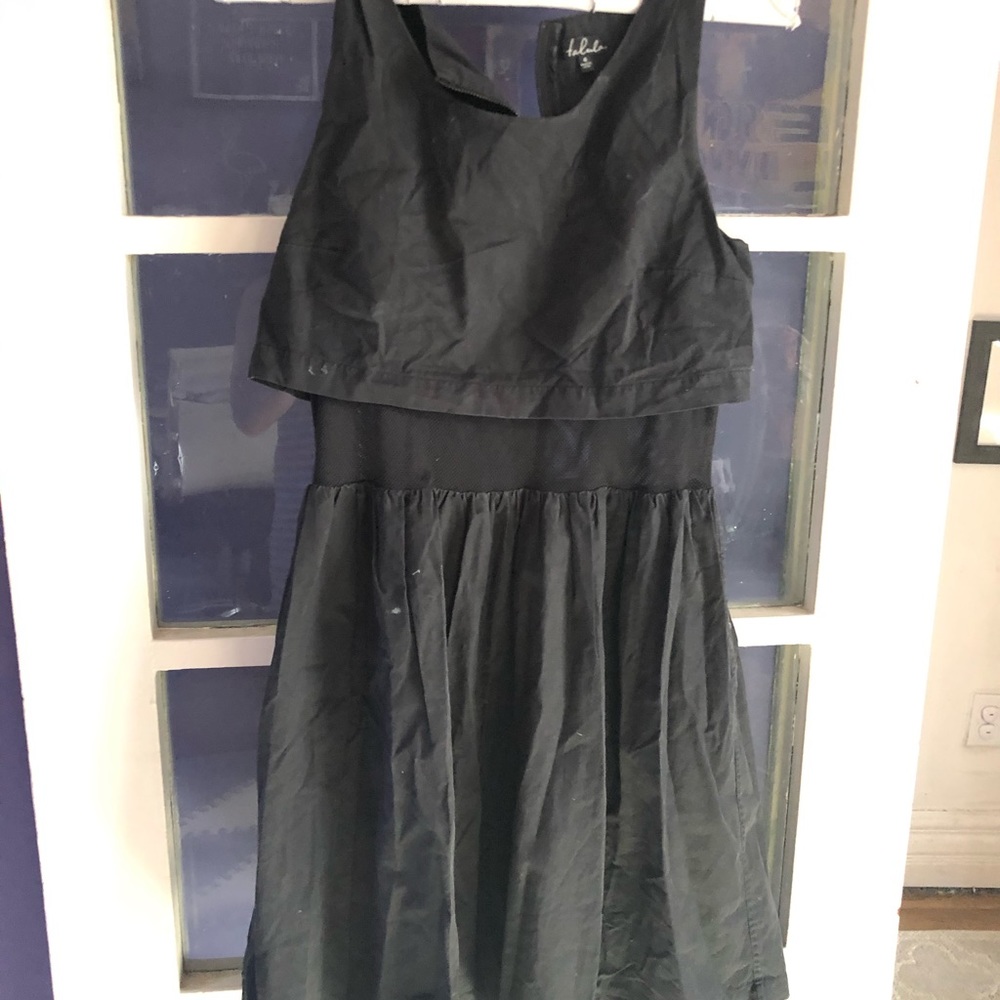 Black Talula dress with mesh centre